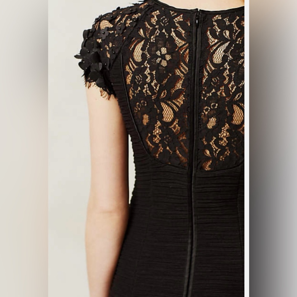 NWT Maeve Lace Floral Embellished Bodycon Dress - Picture 8 of 9